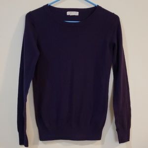 Forever 21 Essentials Dark Purple Sweater S